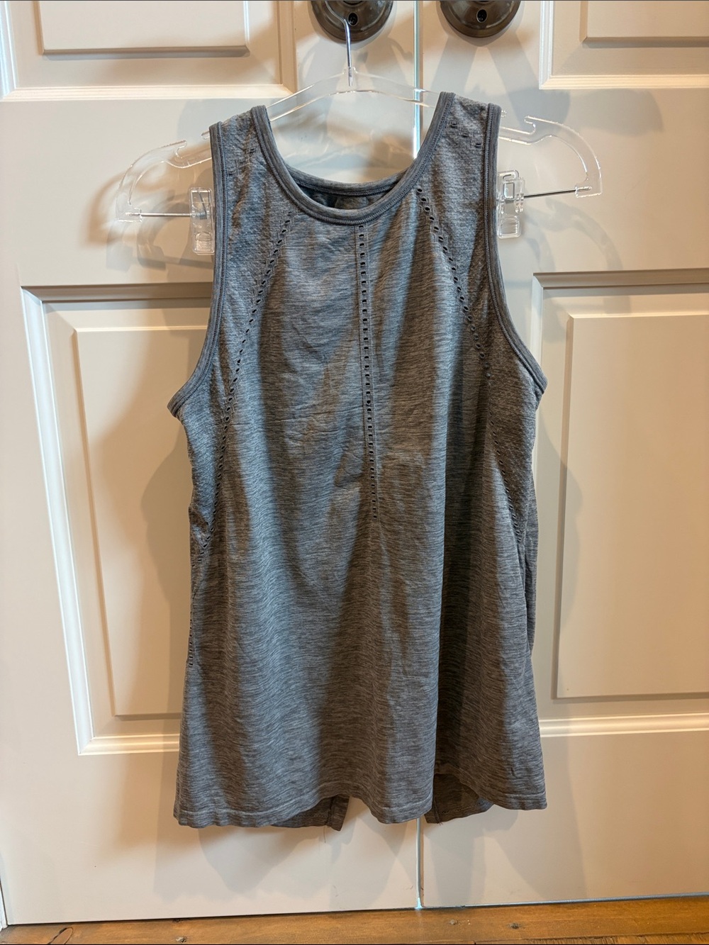 Women's Grey Sleeveless Tank Top
